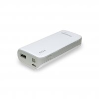 MediaRange Mobile Charger | Powerbank 5.200 mAh with built-in torch