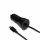 MediaRange In-car charger with integrated micro USB cable, 2.4 A output power, black