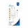 MediaRange Mains charger with integrated micro USB cable, 2.4 A output power, white
