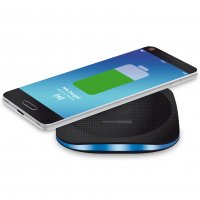 MediaRange Wireless charging pad for smartphones, black