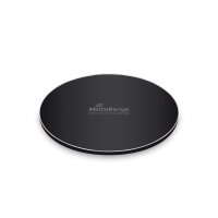 MediaRange Wireless fast charge pad for smartphones, black