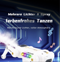 KI-Spray-Roboterhund - Ferngesteuerter Roboter-Hund mit Sprachsteuerung, Sprühnebel, Stunts, Musik & LED-Licht