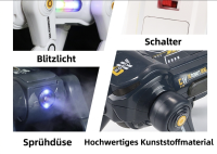 KI-Spray-Roboterhund - Ferngesteuerter Roboter-Hund mit Sprachsteuerung, Sprühnebel, Stunts, Musik & LED-Licht